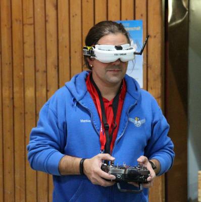 Quadrocopter per FPV gesteuert