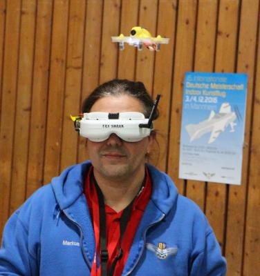 Quadrocopter per FPV gesteuert