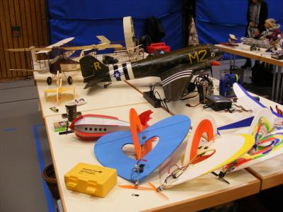 Saalflugtag 2018 - einige Modelle