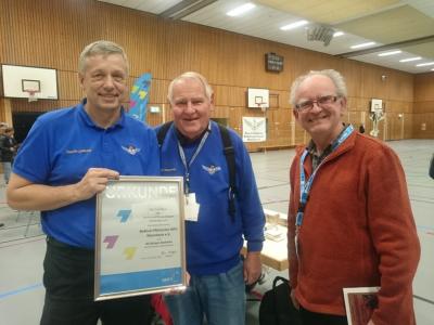 Saalflugtag 2018 - Juliläumsurkunde 40 Jahre BPMV